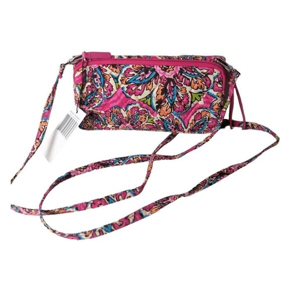 NWT VERA BRADLEY All In One Wallet Crossbody In Sunburst Floral - Picture 6 of 8